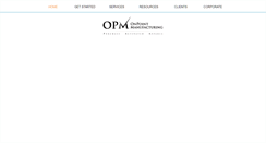 Desktop Screenshot of onpointmanufacturing.com